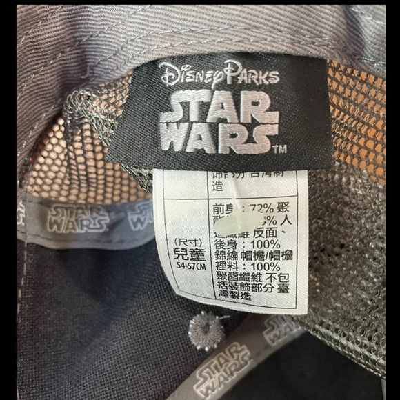 Disney Parks Star Wars Resistance Baseball Cap Hat Youth Size Snapback Red Gray - Picture 7 of 7